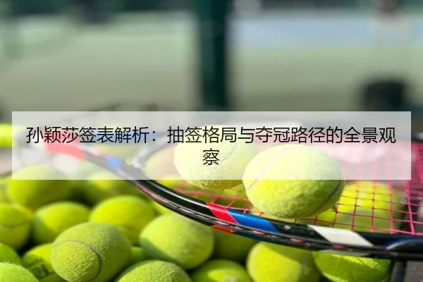 孙颖莎签表解析：抽签格局与夺冠路径的全景观察
